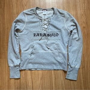 Parasuco lace-up sweatshirt